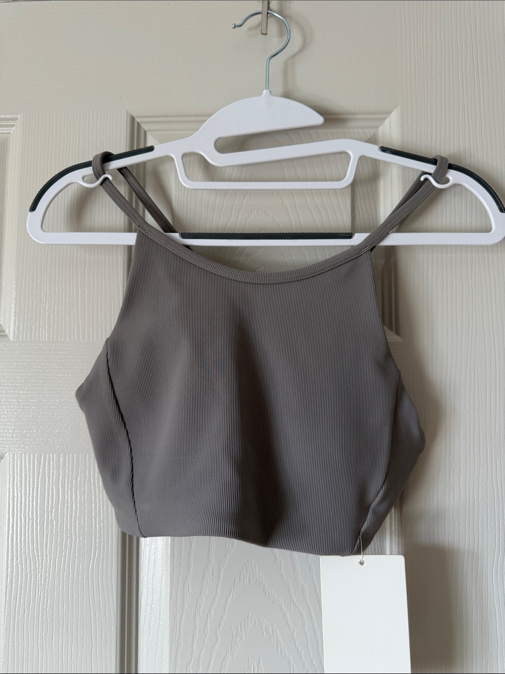 Lululemon Inner Glow Bra size 10 NWT color HALF MOON